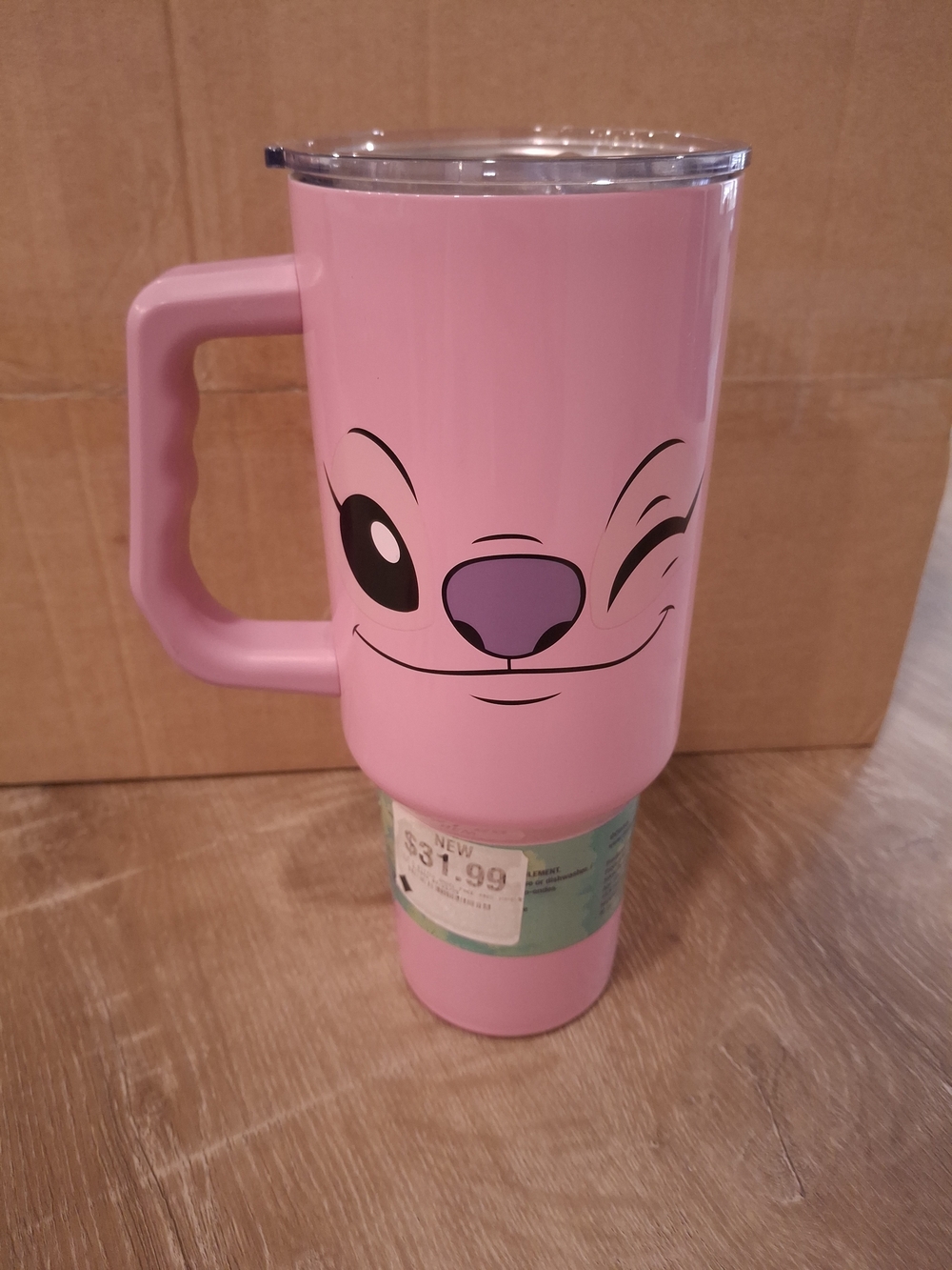Disney Lilo & Stitch Angel 40 oz Stainless Steel Tumbler Pink